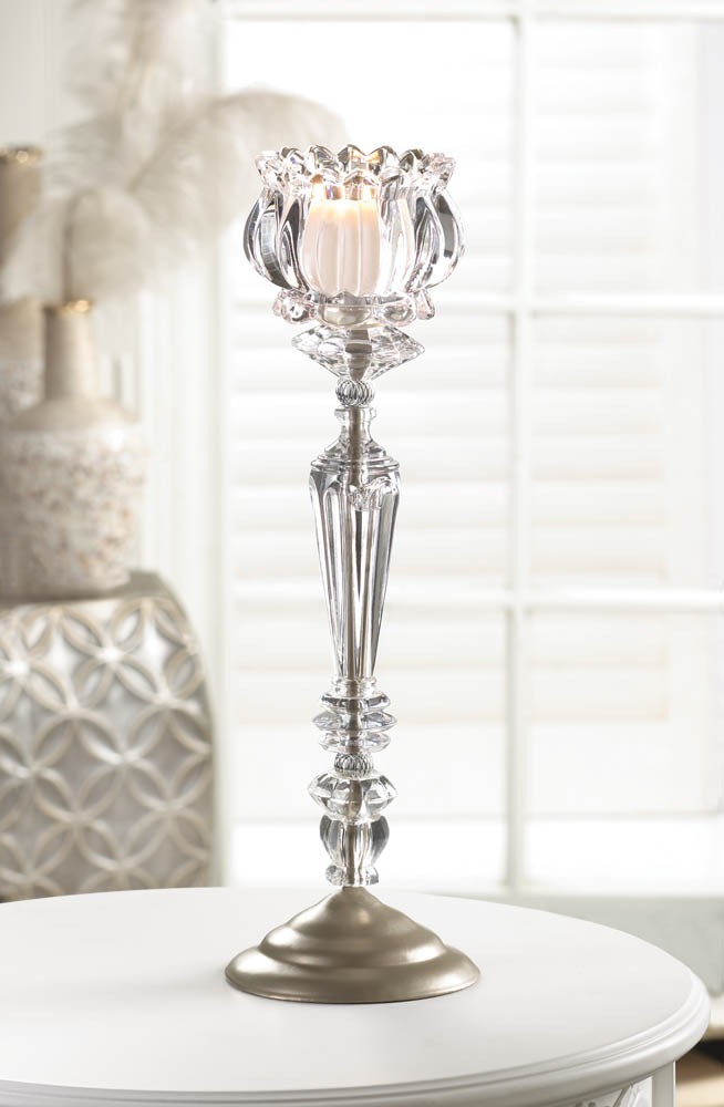 Crystal Flowers Candle Stand 14